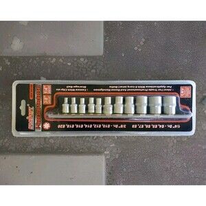 New Horusdy E Torq Star Ext Female 1/4" 3/8" Socket Wrench Tools & Rack For Him